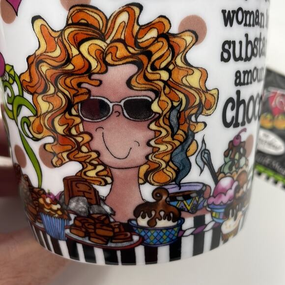 3/$15! NWT Suzy Toronto “Behind Every successful Woman” porcelain mug - Picture 4 of 13